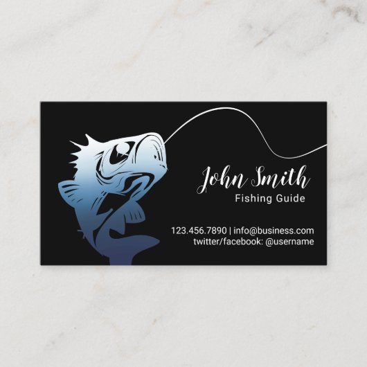 Professionele Geviste handleiding Vist handvesten Visitekaartje (Voorkant)