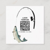 Professionele Geviste handleidingen QR-code Vierkante Visitekaartje (Voorkant)