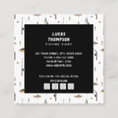 Professionele Geviste handleidingen QR-code Vierkante Visitekaartje (Achterkant)