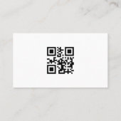 Professionele Gezondheidszorgverlener Medische QR  Visitekaartje (Achterkant)