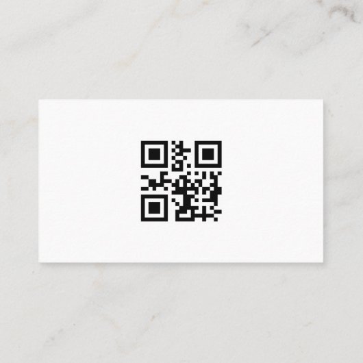 Professionele Gezondheidszorgverlener Medische QR Visitekaartje (Achterkant)