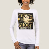 Professionele Ghost Hunter Funny Halloween Grafisc Tri-Blend Shirt (Voorkant volledig)