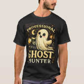 Professionele Ghost Hunter Grappige Halloween Graf T-shirt (Voorkant)