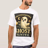 Professionele Ghost Hunter Grappige Halloween Graf T-shirt (Voorkant)