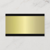Professionele Glamour Gold Effect Plain Luxe Moder Visitekaartje (Achterkant)