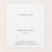 Professionele Glamour Goud Elegante Moderne Sjablo Visitekaartje (Binnenkant ongevouwen)