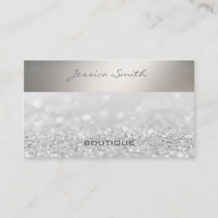 Professionele glamoureus moderne elegante bokeh visitekaartje