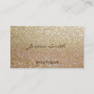 Professionele glamoureuze elegante glitter visitekaartje