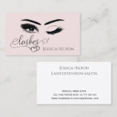 Professionele glamoureuze kalligrafie wint visitekaartje (Voorkant / Achterkant)