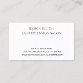 Professionele glamoureuze kalligrafie wint visitekaartje (Achterkant)