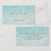 Professionele glamoureuze moderne elegante bokee visitekaartje (Voorkant / Achterkant)