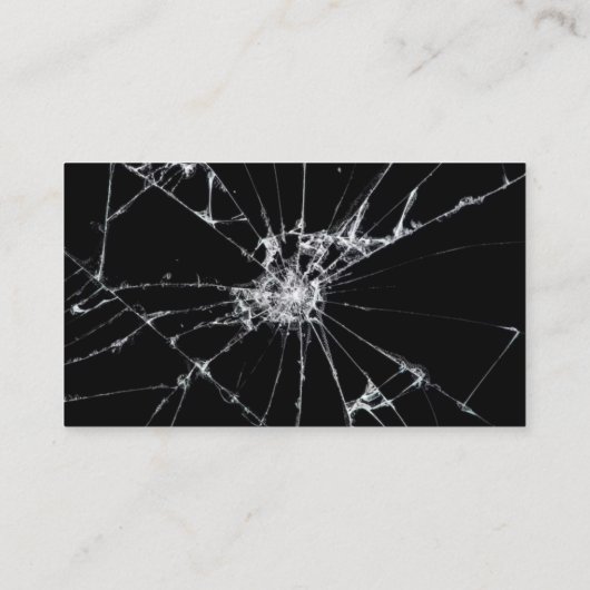 Professionele glasreparatie visitekaartje (Achterkant)