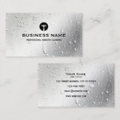 Professionele glazenwassing visitekaartje (Voorkant / Achterkant)