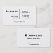Professionele glin Elegant Moderne Corners Visitekaartje (Voorkant / Achterkant)