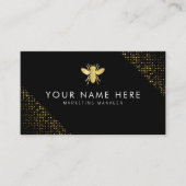 professionele glitter BeeKeeper Honing Visitekaartje (Voorkant)