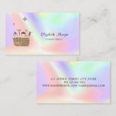 Professionele Glitter Cleaning Tools Holographic Visitekaartje (Voorkant / Achterkant)