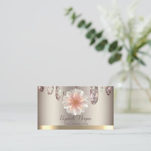 Professionele glitterschijven, Lotus Visitekaartje (Staand voorkant)