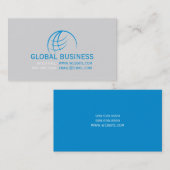 Professionele Globe Aarde Visitekaart Visitekaartje (Voorkant / Achterkant)