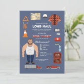 Professionele goederenuitnodiging kaart (Staand voorkant)