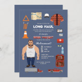 Professionele goederenuitnodiging kaart (Voorkant / Achterkant)