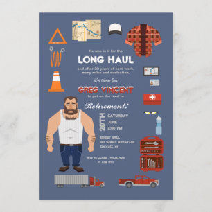 Professionele goederenuitnodiging kaart