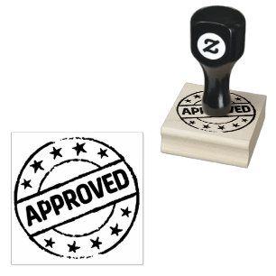Professionele Goedgekeurde Stempel Houten Handvat 