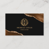 Professionele Gold Attorney bij Law Kantoor Advoca Visitekaartje (Voorkant)