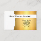 Professionele Gold Flare Custom QR Code Visitekaartje (Voorkant)