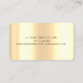 Professionele Gold Glitter-schijven - Estate Blue Visitekaartje (Achterkant)