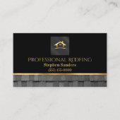 Professionele Gold Roofing Shingles Construction B Visitekaartje (Voorkant)