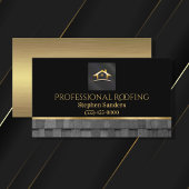 Professionele Gold Roofing Shingles Construction B Visitekaartje