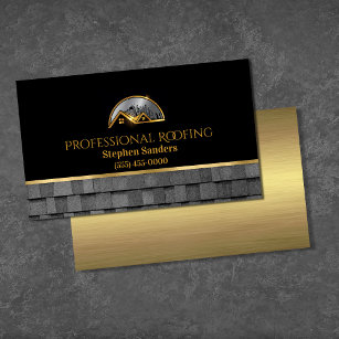 Professionele Gold Roofing Shingles Construction Visitekaartje