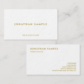 Professionele Gold Text Premium Ultra Thick Luxe Visitekaartje (Voorkant / Achterkant)