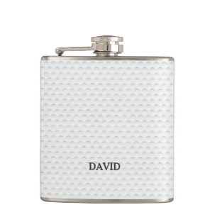 Professionele Golf Ball Texture Flask Heupfles