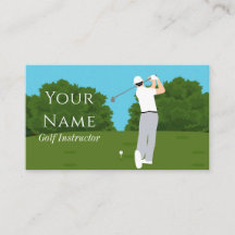 Professionele Golf Instructor Coach Golfer Trendy