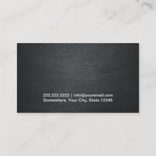 Professionele Golfinstructeur Visitekaartje (Achterkant)