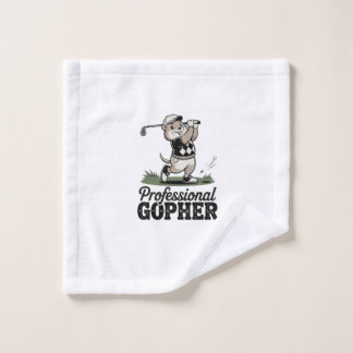 Professionele Gopher - Golf Washandje