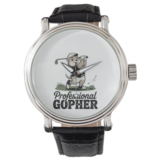 Professionele Gopher - Horloge (Voorkant)