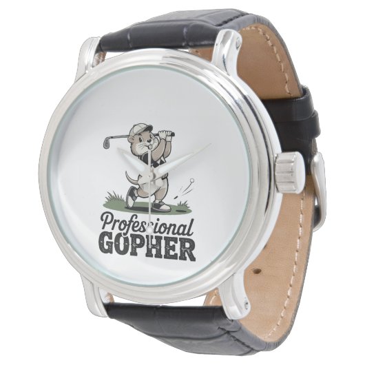Professionele Gopher - Horloge (Gekanteld)