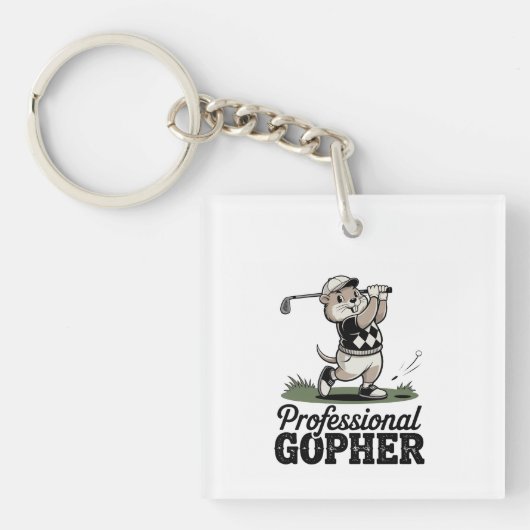 Professionele Gopher - Sleutelhanger (voorkant)