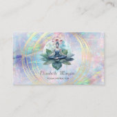 Professionele, Gouden Cirkels Lotus Meisje Opal Visitekaartje (Voorkant)