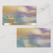 Professionele Gouden Glitter Cleaning Kleurrijk Visitekaartje (Voorkant / Achterkant)