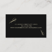 Professionele, gouden Naaldnaai Wijzigingen Paarse Visitekaartje (Achterkant)