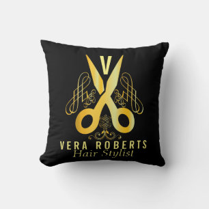 Professionele Gouden Schaar & Schoonheidssalon Kussen