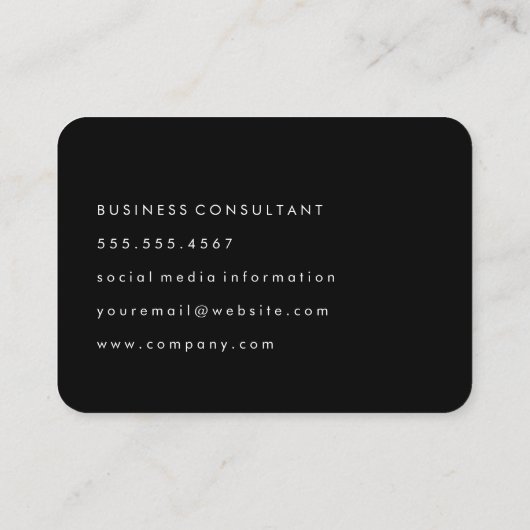 Professionele Gouden Stippen Visitekaartje (Achterkant)