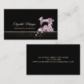 Professionele gouden strepen naaimachine visitekaartje (Voorkant / Achterkant)