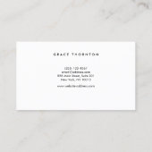 Professionele Gouden Zwarte Klantenloyaliteit 6 St Klantenkaartje (Achterkant)