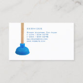 Professionele, grappige afbeelding visitekaartje (Achterkant)