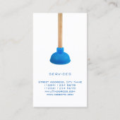 Professionele, grappige afbeelding visitekaartje (Achterkant)