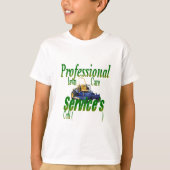 Professionele grasdiensten t-shirt (Voorkant)